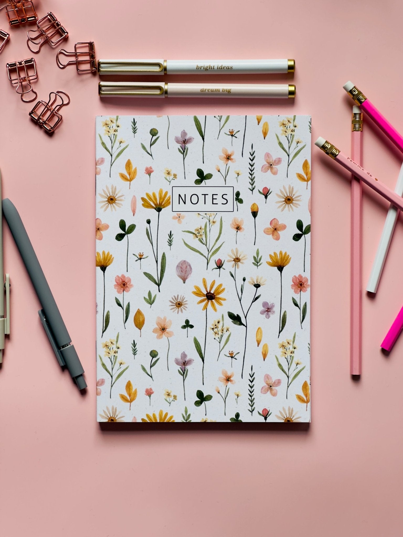 Carnet de notes - Douceur florale - Lagom cadeaux