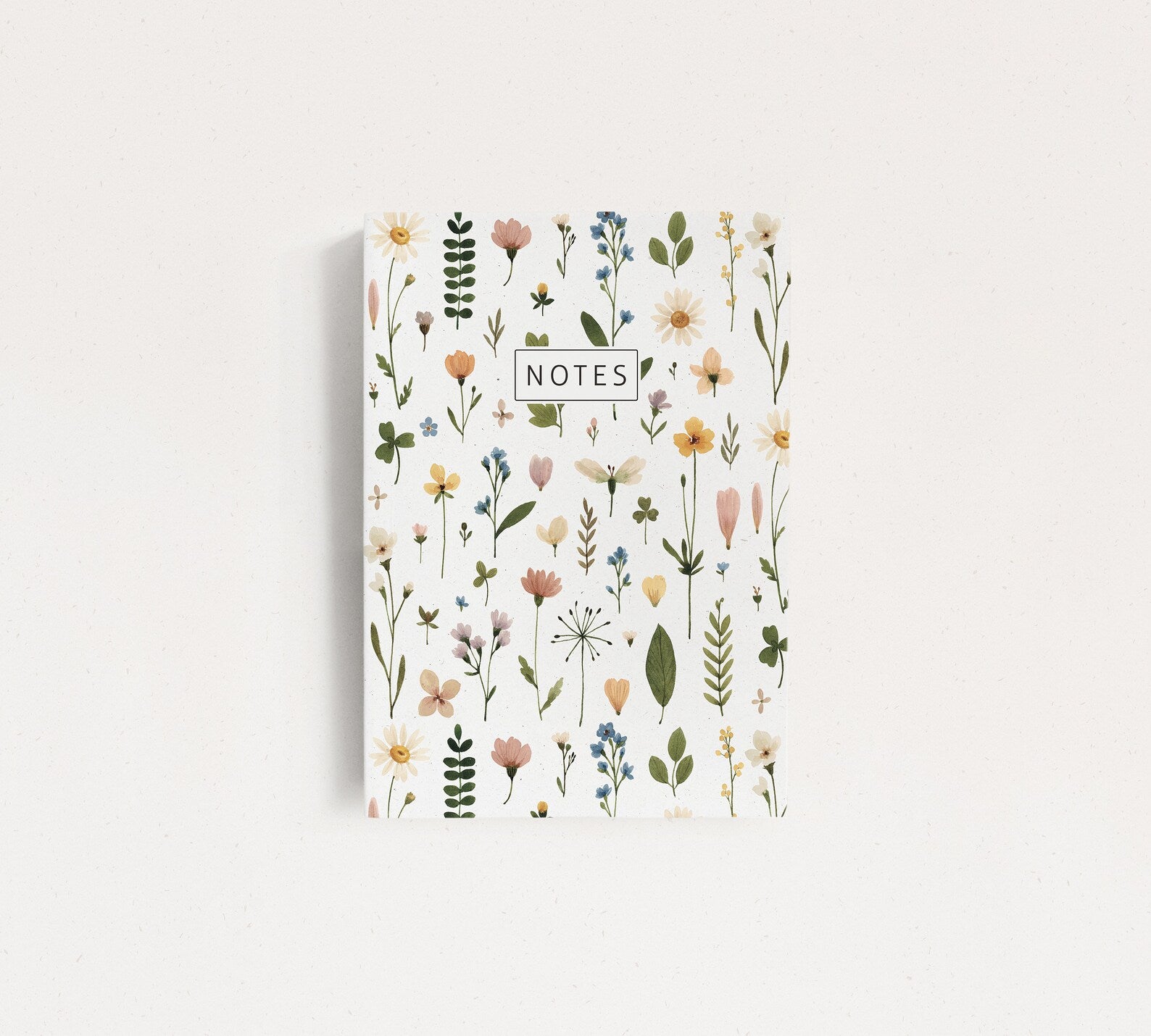 Carnet de notes - Fleurs pressées - Lagom cadeaux